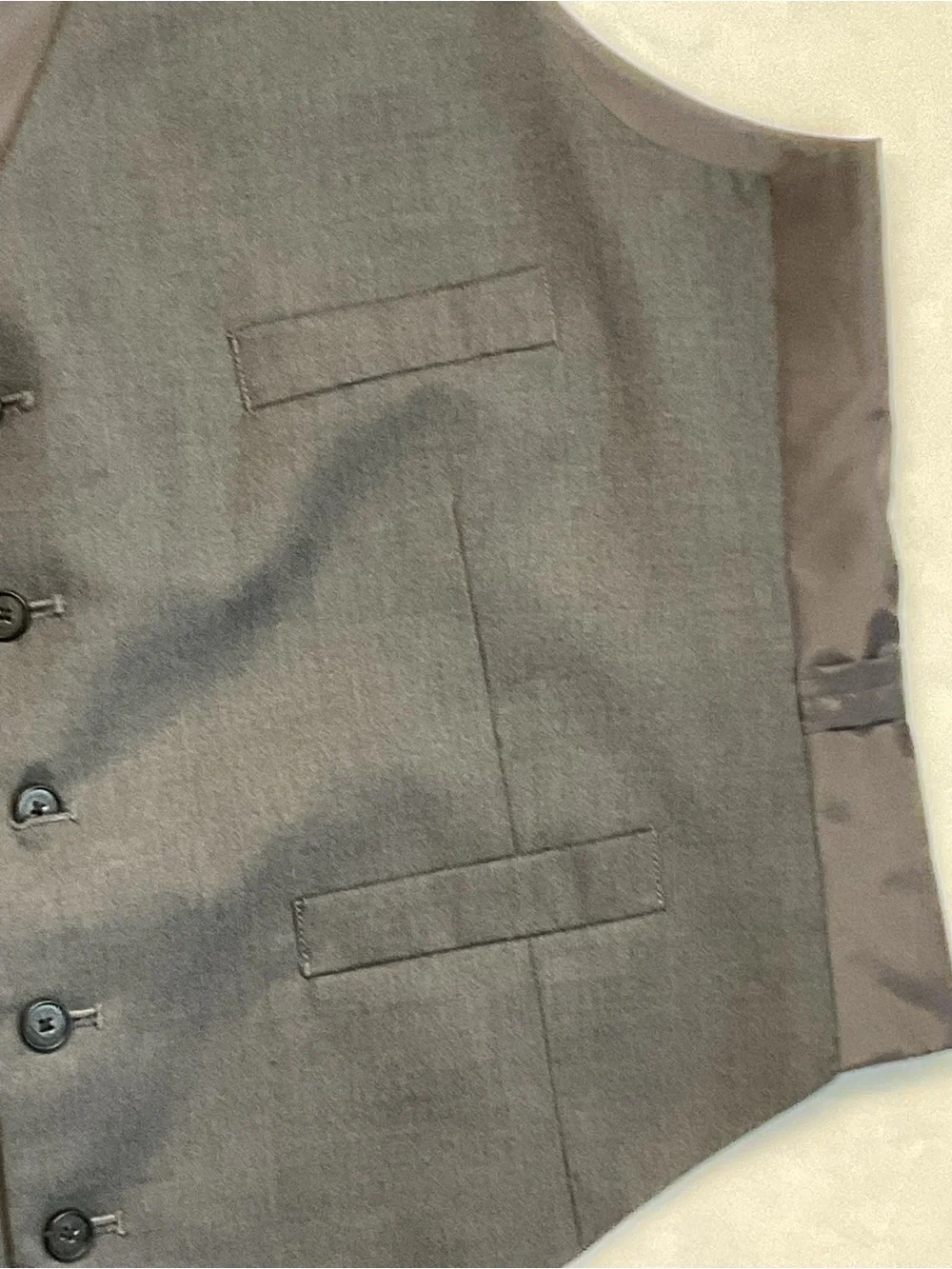 Kenneth Cole Reaction Men's Dark Gray Dress Vest size large